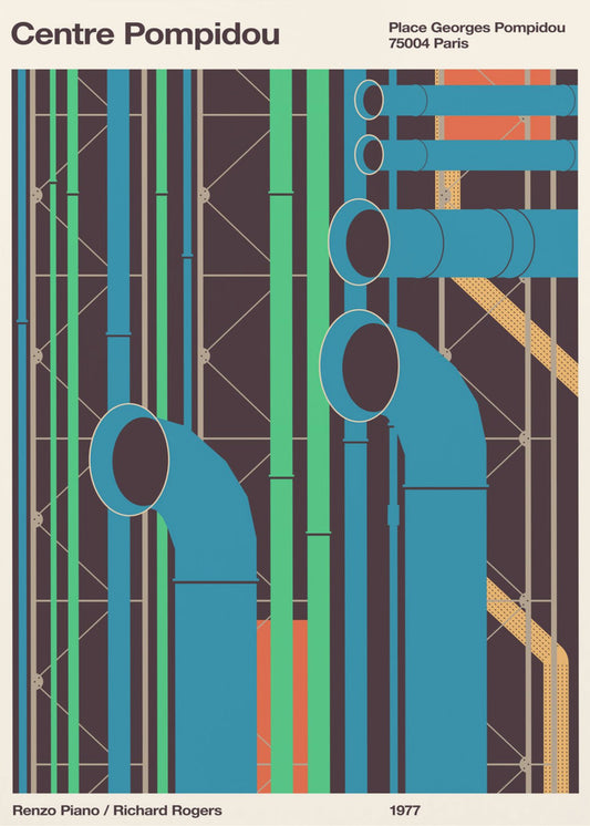 Pompidou | Canvasprints