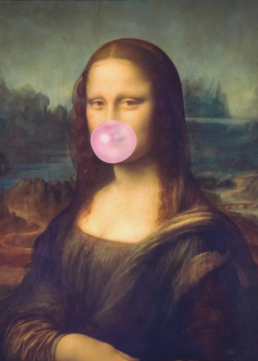 Mona Lisa Tyggegummi | Lærredsbilleder