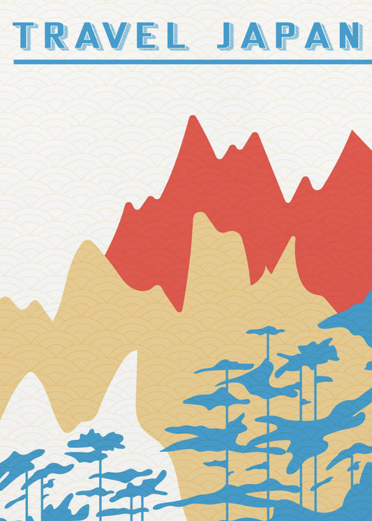 Reizen Japan Minimalisme III | Canvasprints