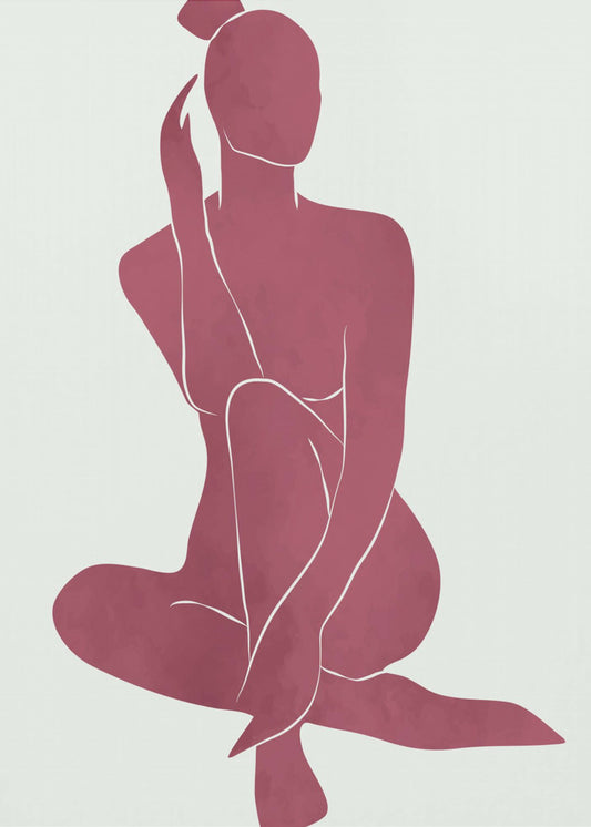 Henri Matisse Donna Minimale #3 | Stampe su Tela