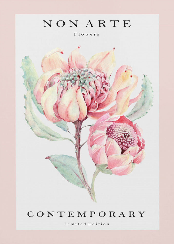 Ikke kunst rose blomst | Lærredsbilleder