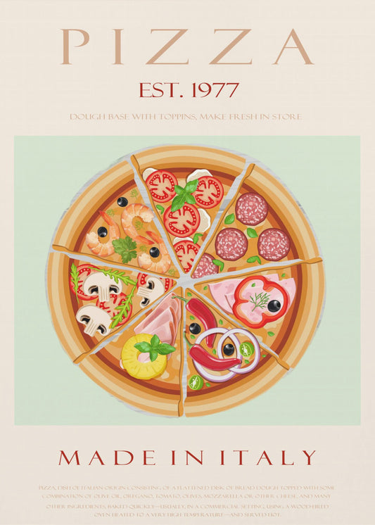 Pizza est. 1977 | Poster