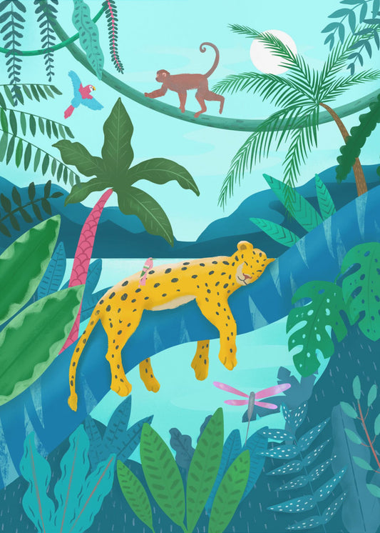 Jungleleopard | Lærredsbilleder