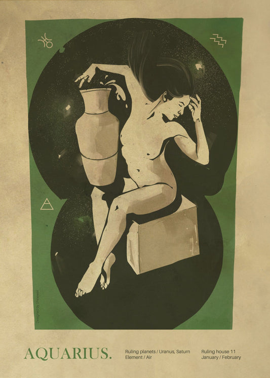 Aquarius print | Poster