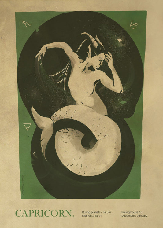 Capricorn print | Poster