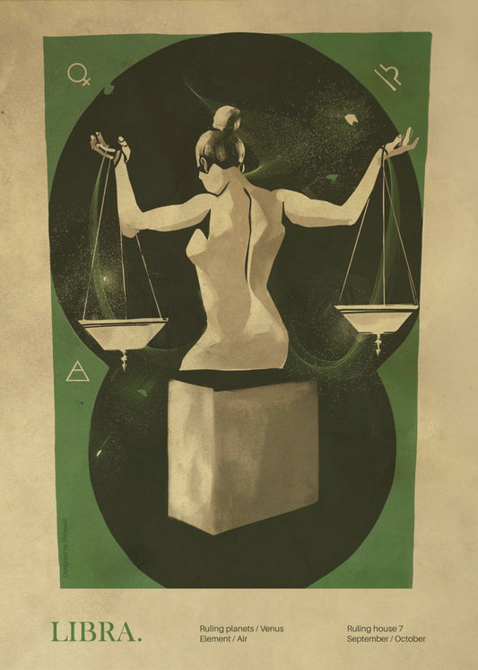 Libra print | Poster