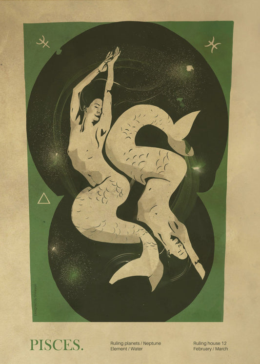 Pisces print | Poster