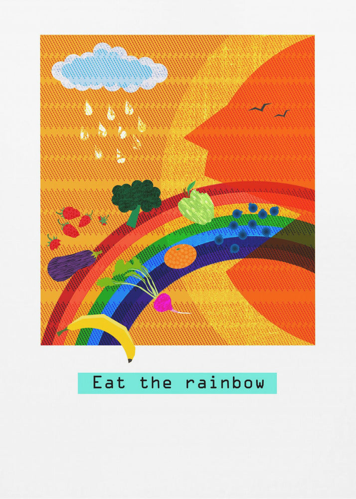 Mangez l'arc-en-ciel | Posters - Affiche Artistique