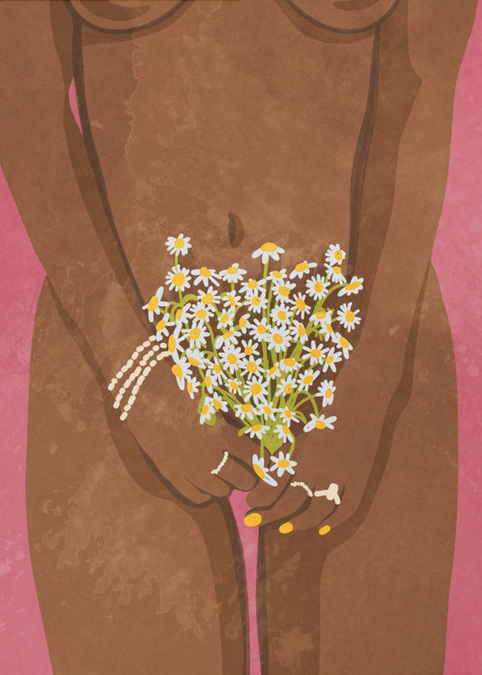 Iført blomster | Lærredsbilleder