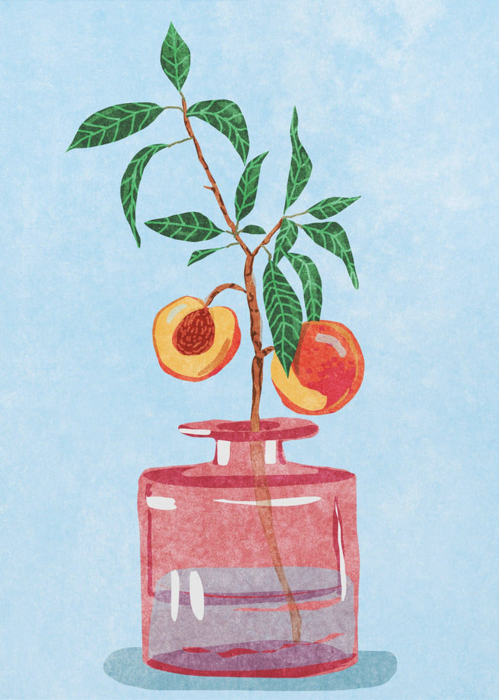 Pêcher dans un vase | Tableaux sur Toile