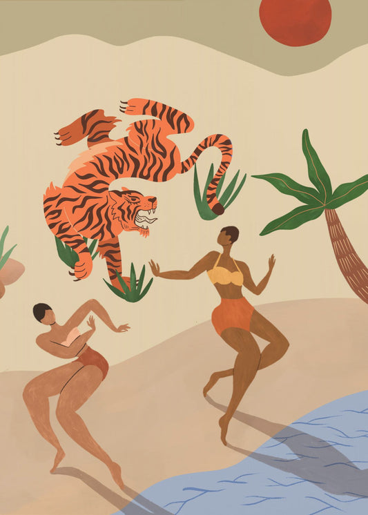 Dancing Tiger | Poster