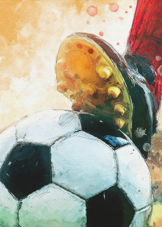 Football 1 art sportif | Tableaux sur Toile