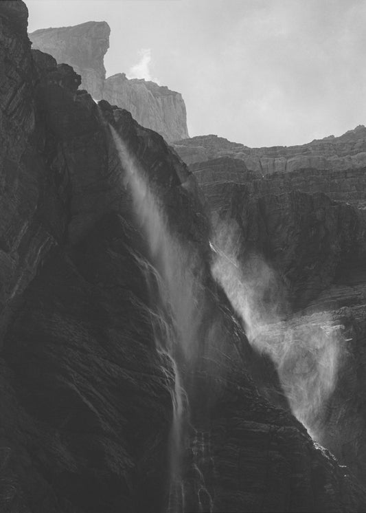 Vandfald i Cirque de Gavarnie | Lærredsbilleder