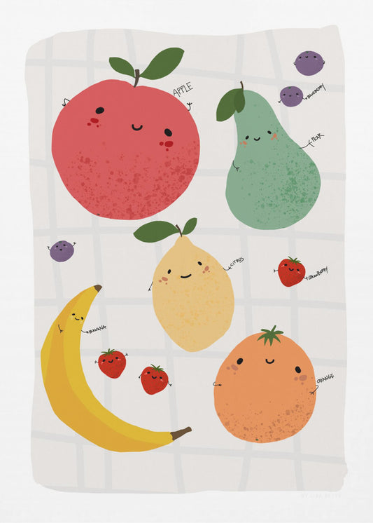 Fruit Kidsposter | Canvas
