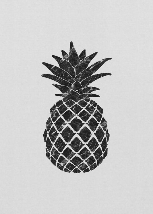 Marmorinen ananas | Julisteet - Taidevedokset