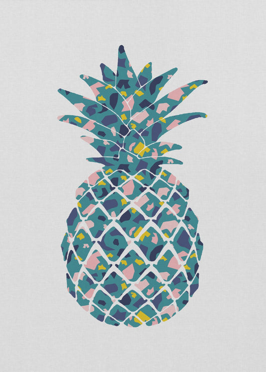 Sinivihreä ananas | Julisteet - Taidevedokset