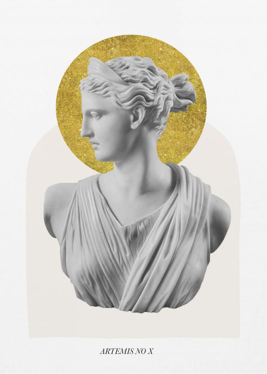 Gold Artemis Goddess | Poster