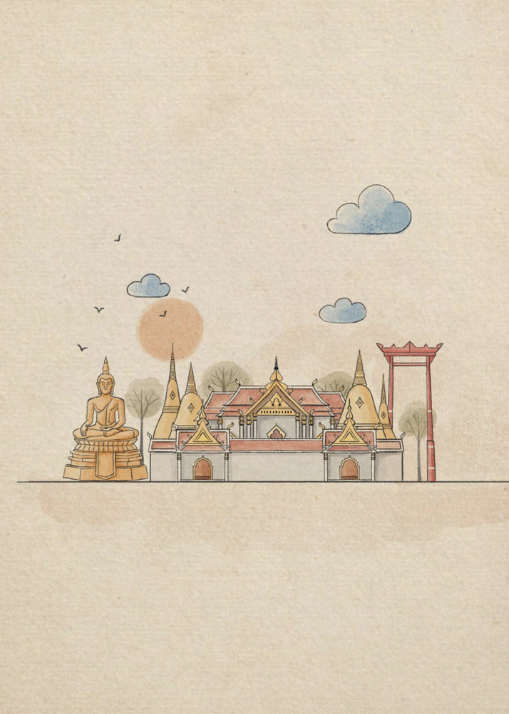 Niesamowity Bangkok | Wydruki na łótnie