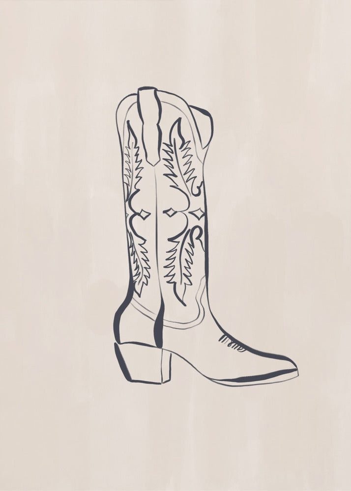 Cowboystövlar av Ivy Green Illustrations | Canvas