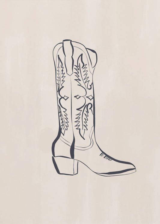 Cowboystövlar av Ivy Green Illustrations | Canvas