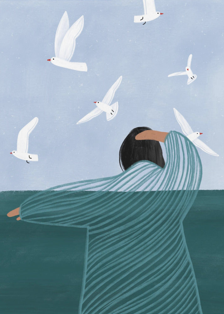 Serenidad junto al mar | Impresiones en Lienzo