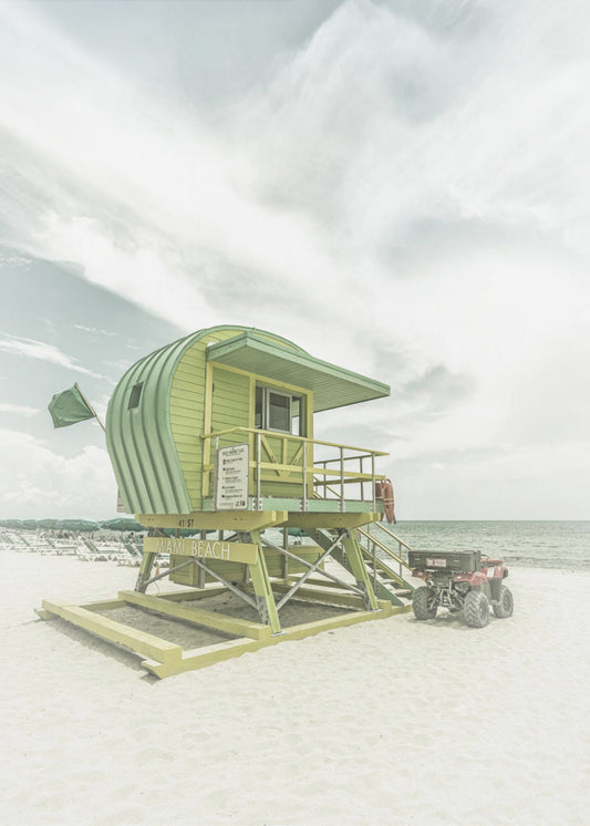 Vintage Florida-stil på Miami Beach | Lerretsbilder