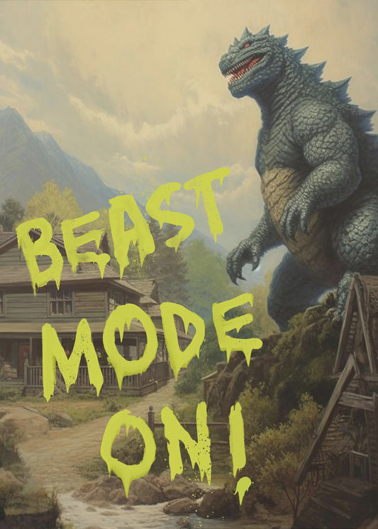 Beast Mode On | Poster