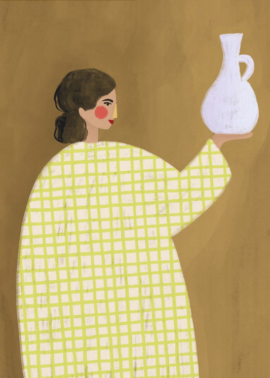 The Woman With Vase | Poster