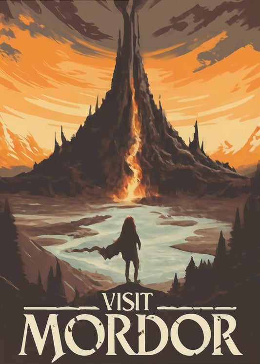 Visita Mordor | Impresiones en Lienzo