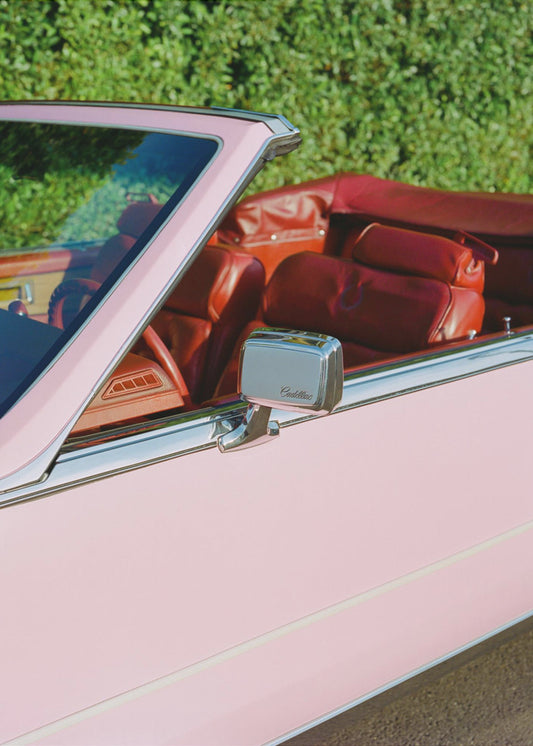 Różowy Cadillac | Wydruki na łótnie