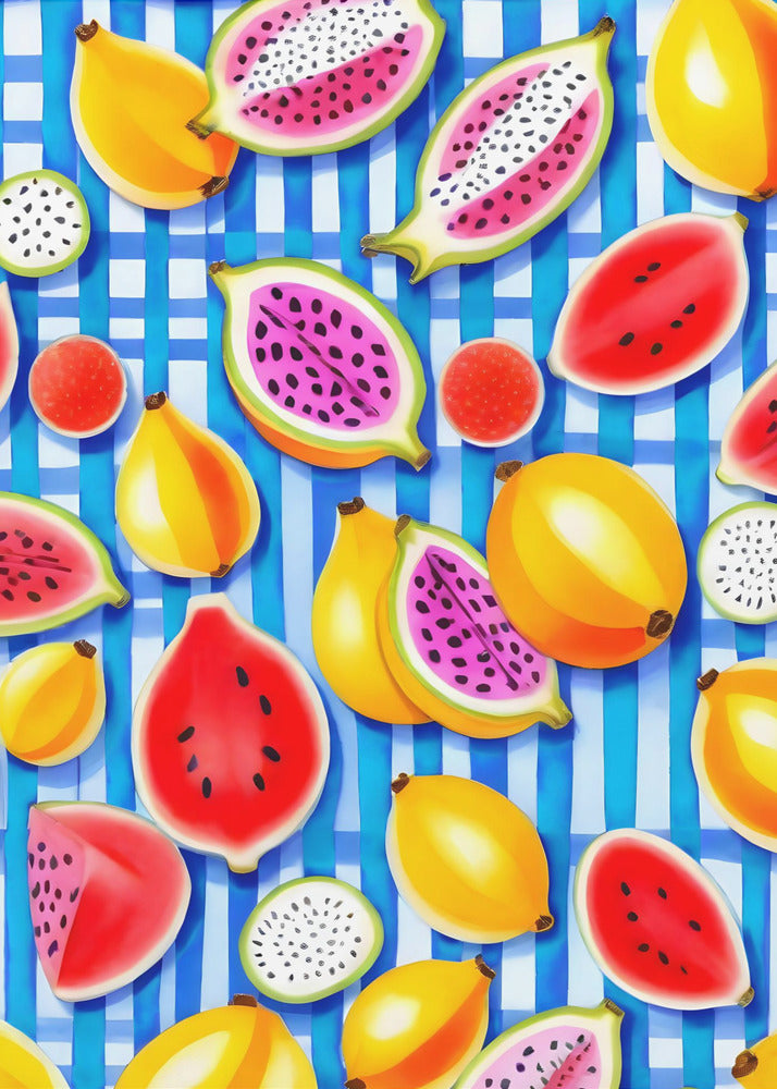 Tropischer Fruchtpop | Leinwand