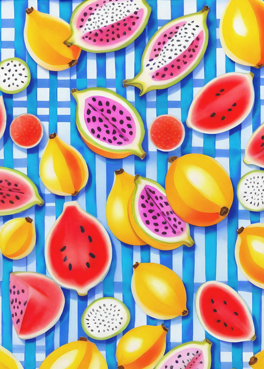 Tropical Fruit Pop | Canvas