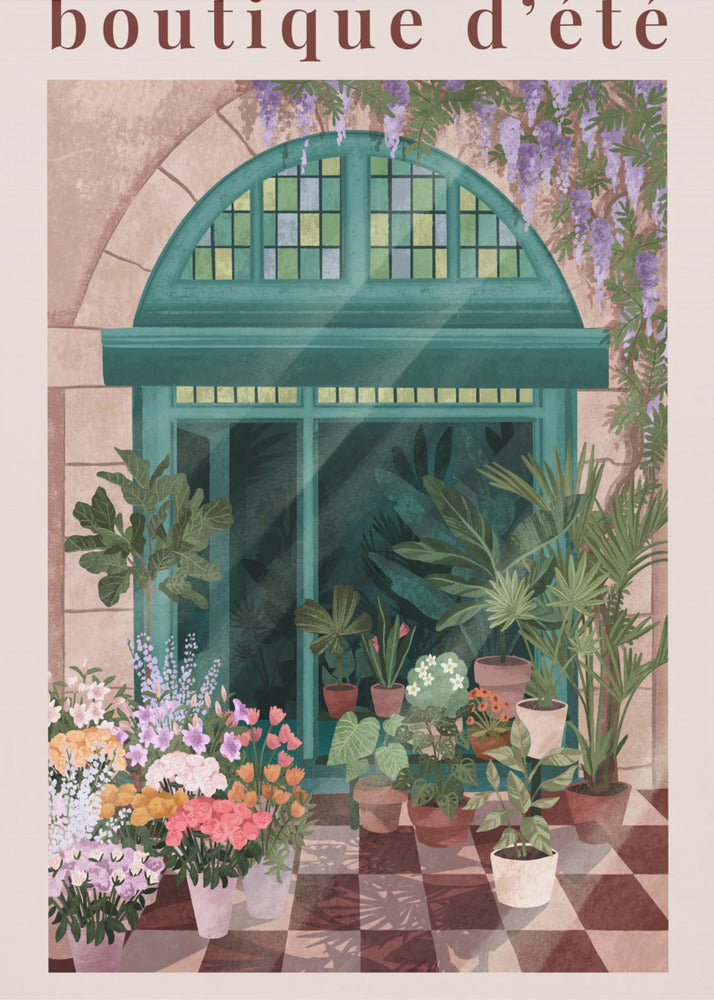 Negozio di fiori francese Poster - Stampe d’Arte | Stampe su Tela