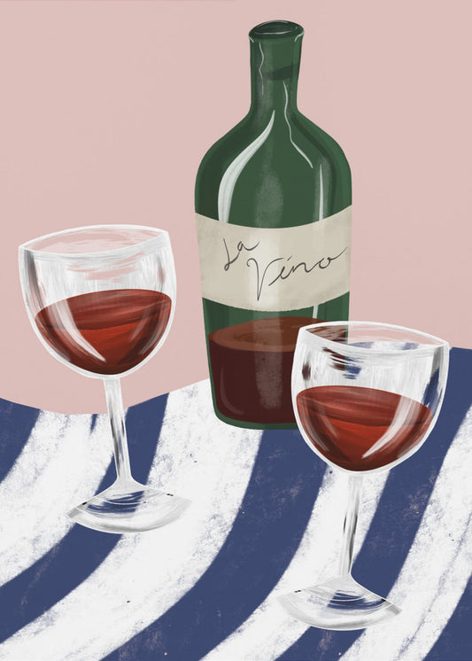 Weinzeit | Poster - Kunstdruck