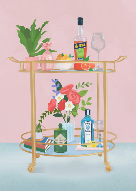 Barwagen | Poster - Kunstdruck