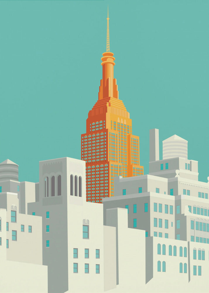 Utsikt over New York fra høydelinjen | Lerretsbilder