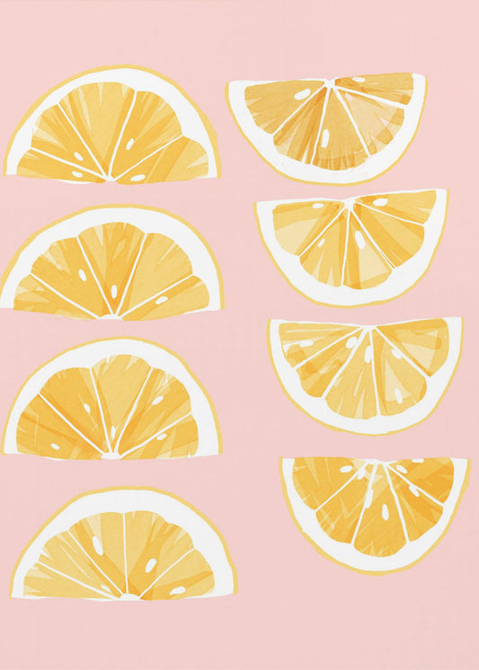 Sliced Lemons | Poster