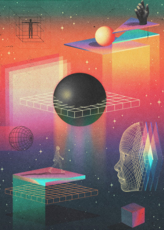 Between Dimensions | Poster