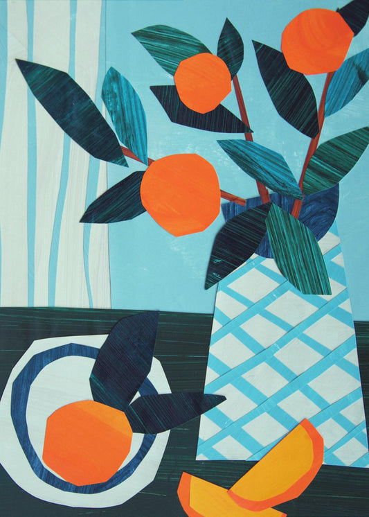 Citrus Morning Still Life | Poster