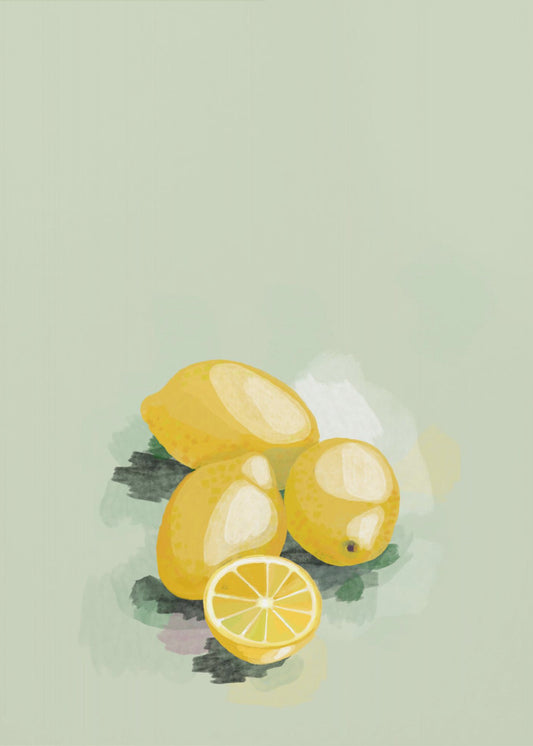 Three and a half lemons | Poster