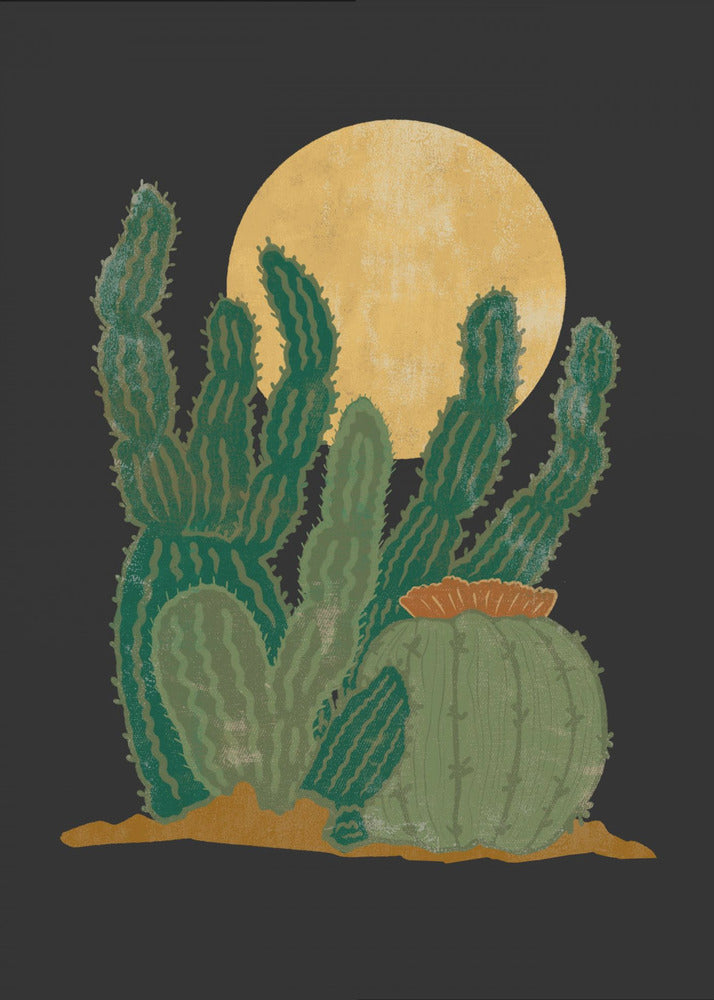 L'Amérique moderne et les cactus | Tableaux sur Toile