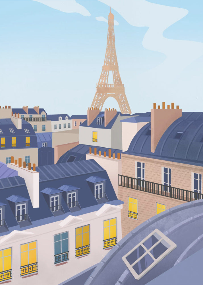 Tetti di Parigi | Stampe su Tela