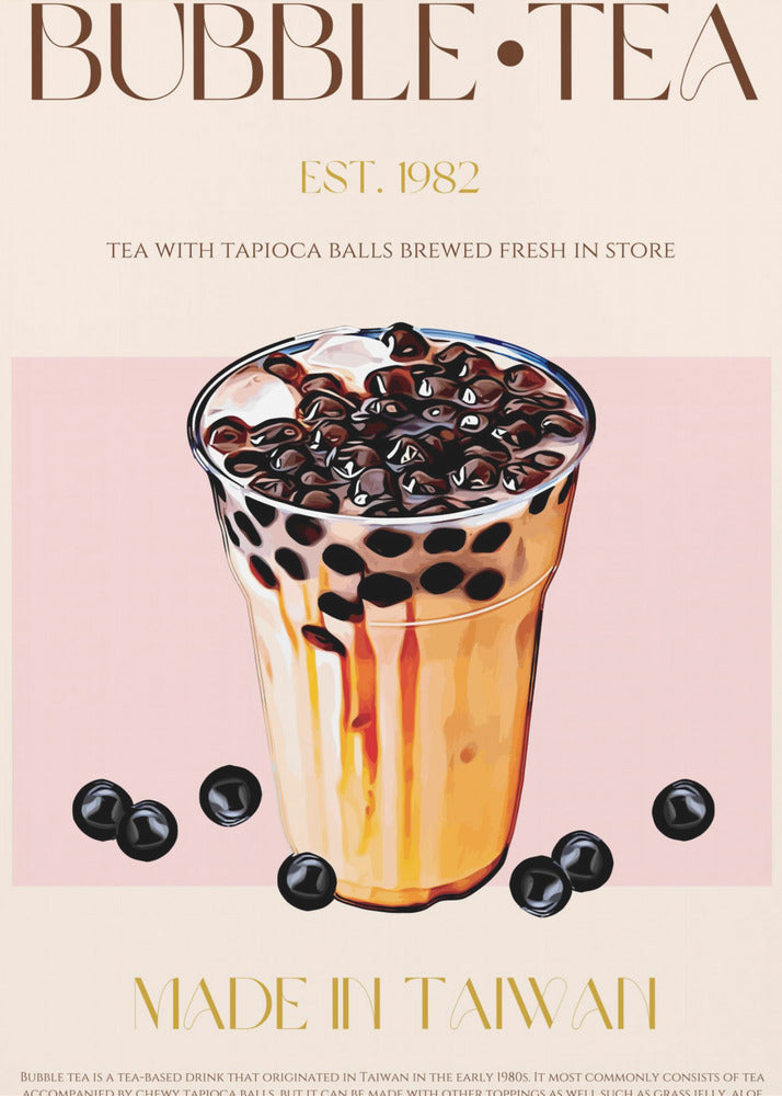 Taiwanese Bubble Tea | Poster