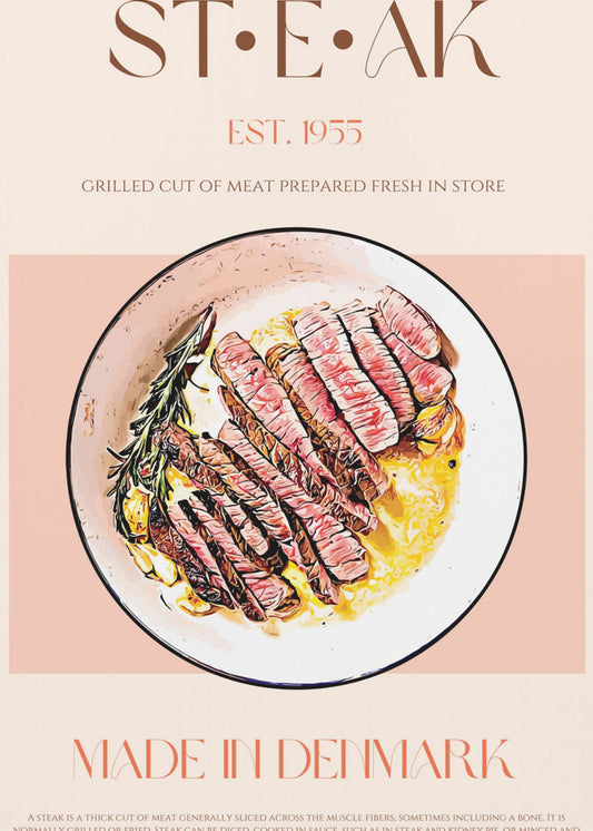 Grillad kötträtt med rosmarin | Poster