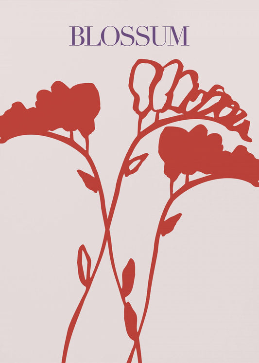 Crimson Blossoms | Poster