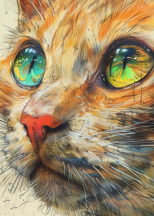 Ginger Cat J | Poster