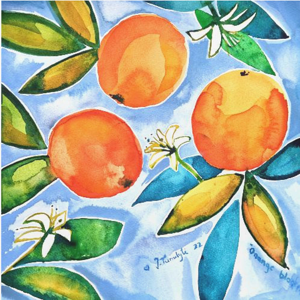 Blommande apelsiner | Canvastavla