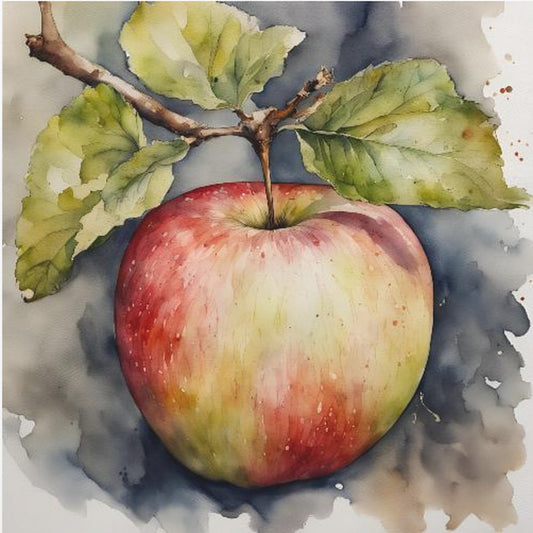 Pomme, aquarelle | Posters - Affiche Artistique