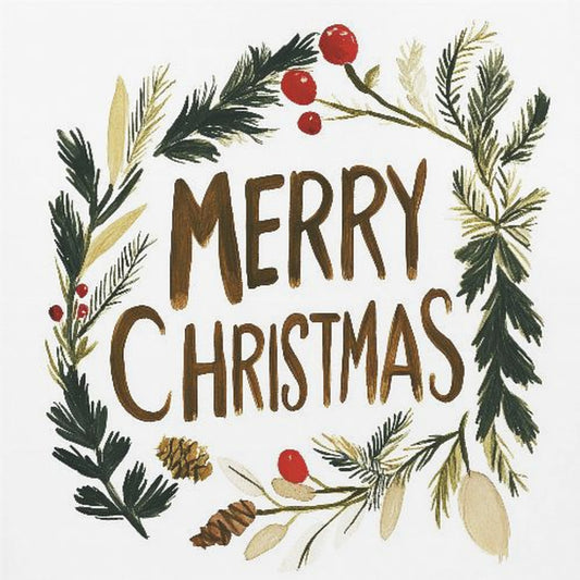Holiday Joy Wreath | Poster