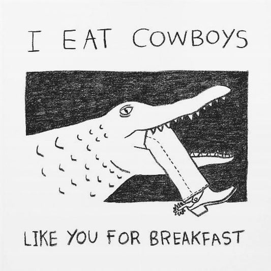 Ik eet Cowboys zoals jij voor ontbijt | Canvasprints